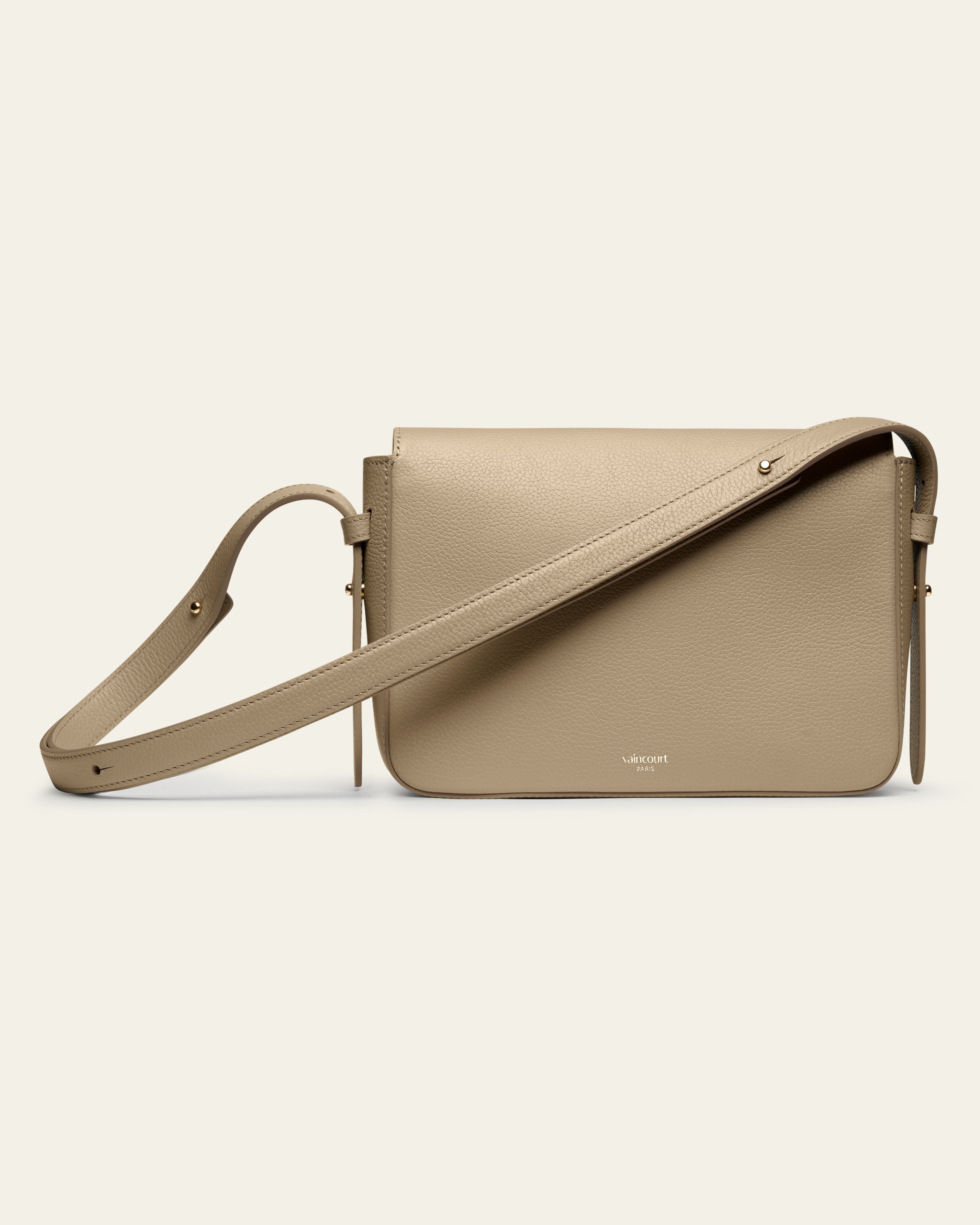 VAINCOURT Le Merveilleux Pebble Leather Cross Body Bag