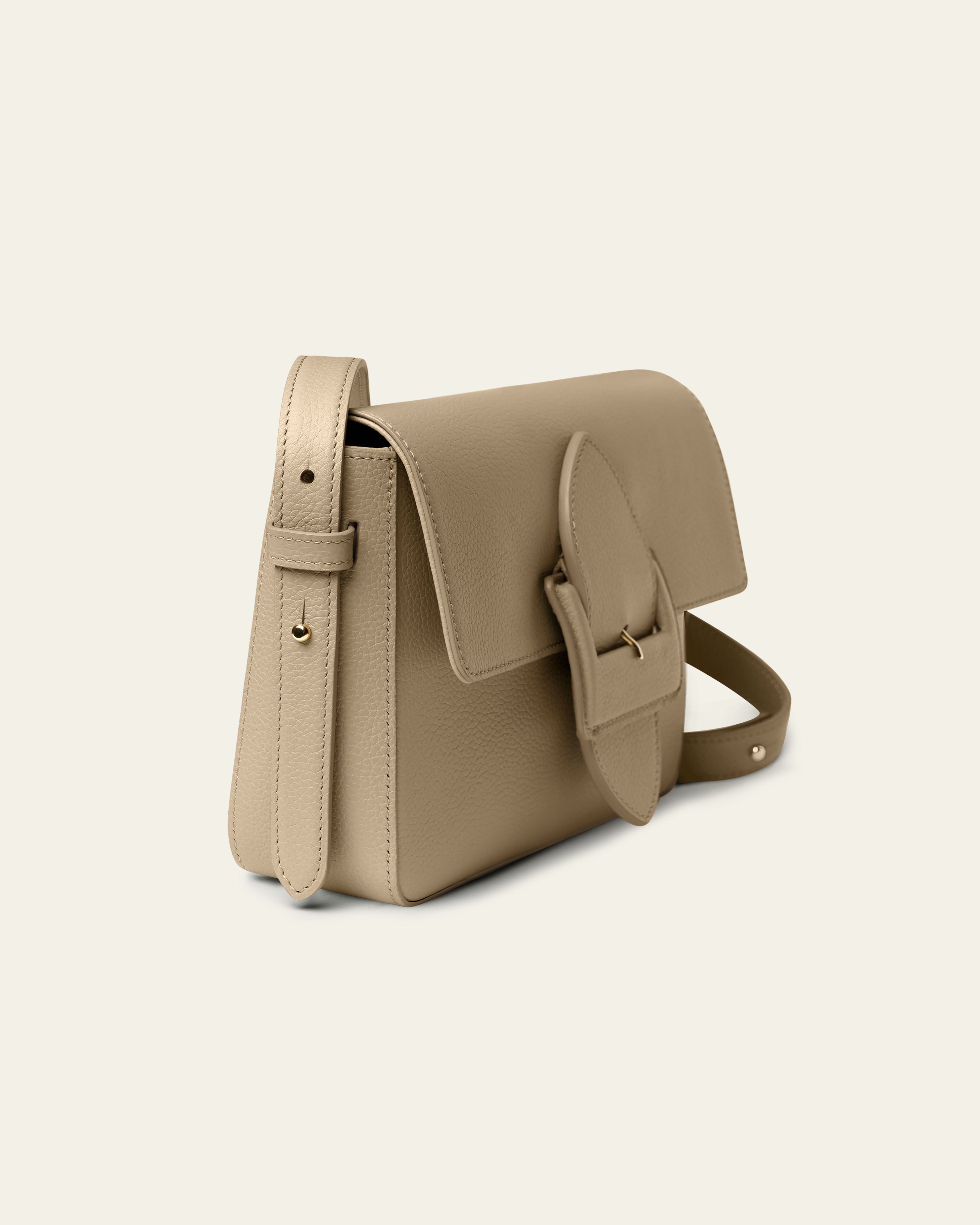 VAINCOURT Le Merveilleux Pebble Leather Cross Body Bag
