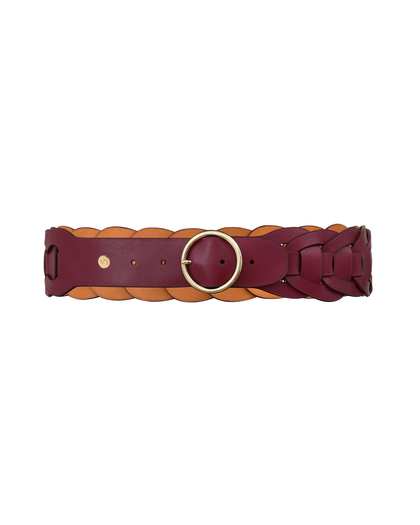 VAINCOURT La Fascinante Leather Belt