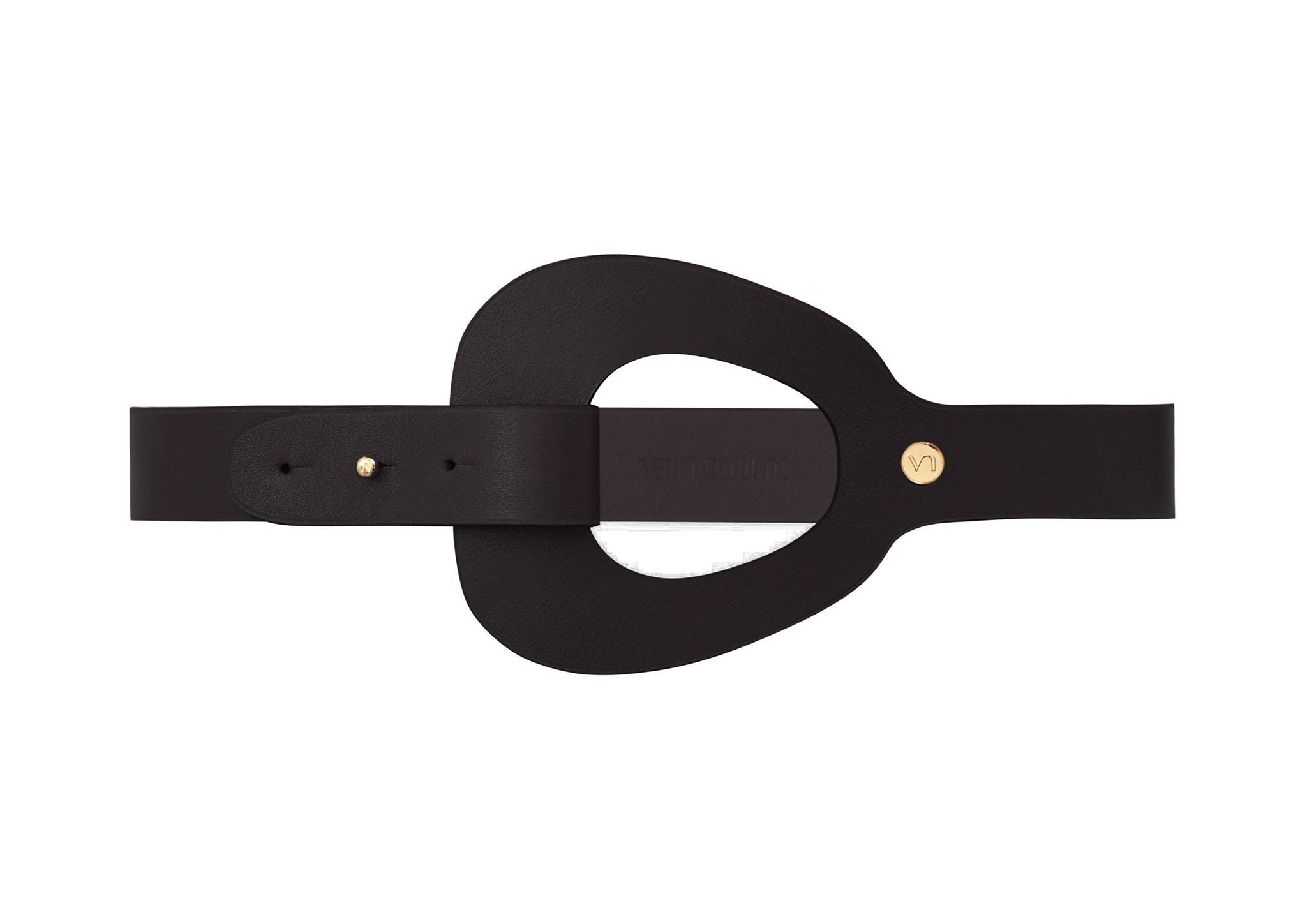 VAINCOURT La Savoureuse Leather Belt