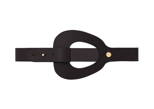 VAINCOURT La Savoureuse Leather Belt