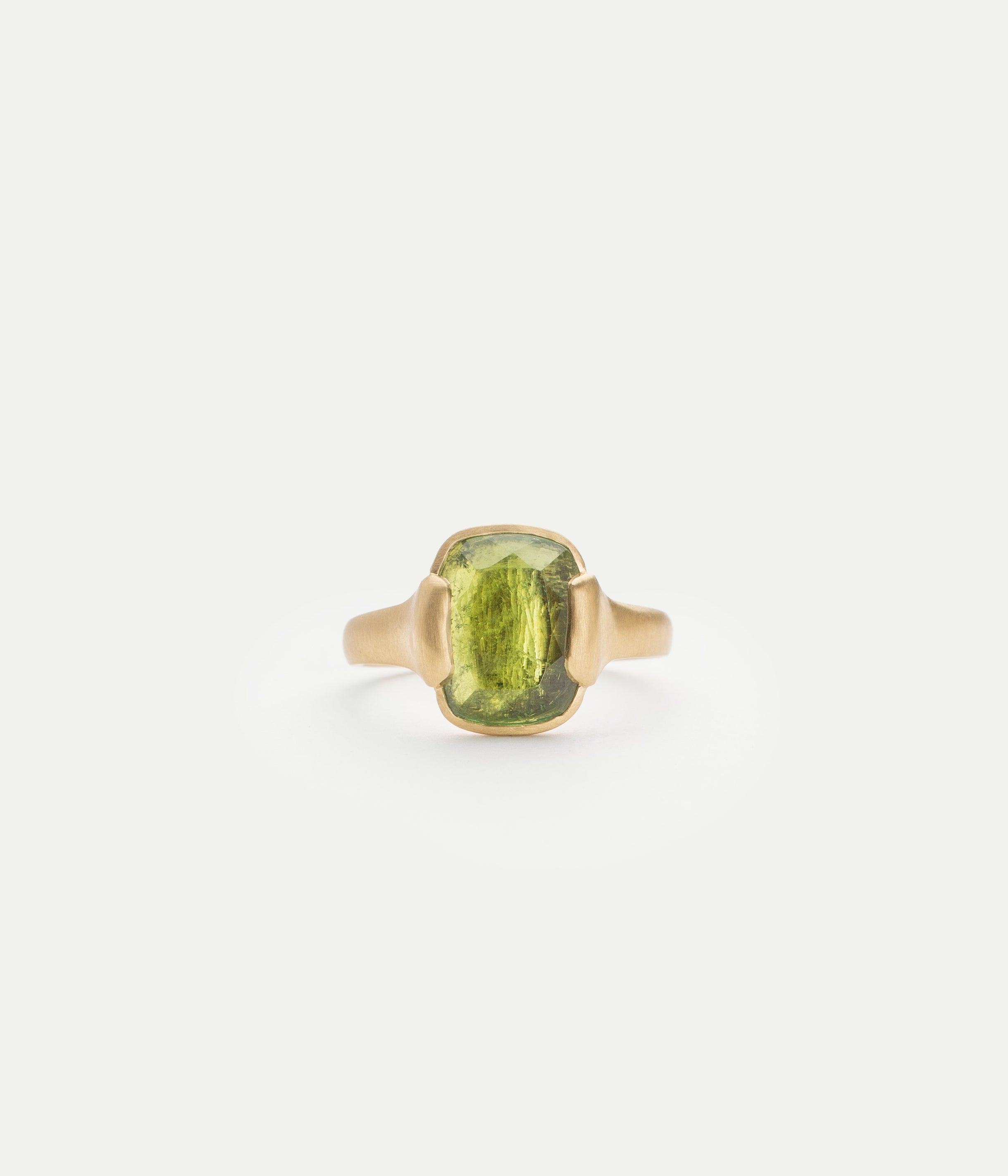 WE BY WHITE BIRD, Grace Green Tourmaline Pinky Ring