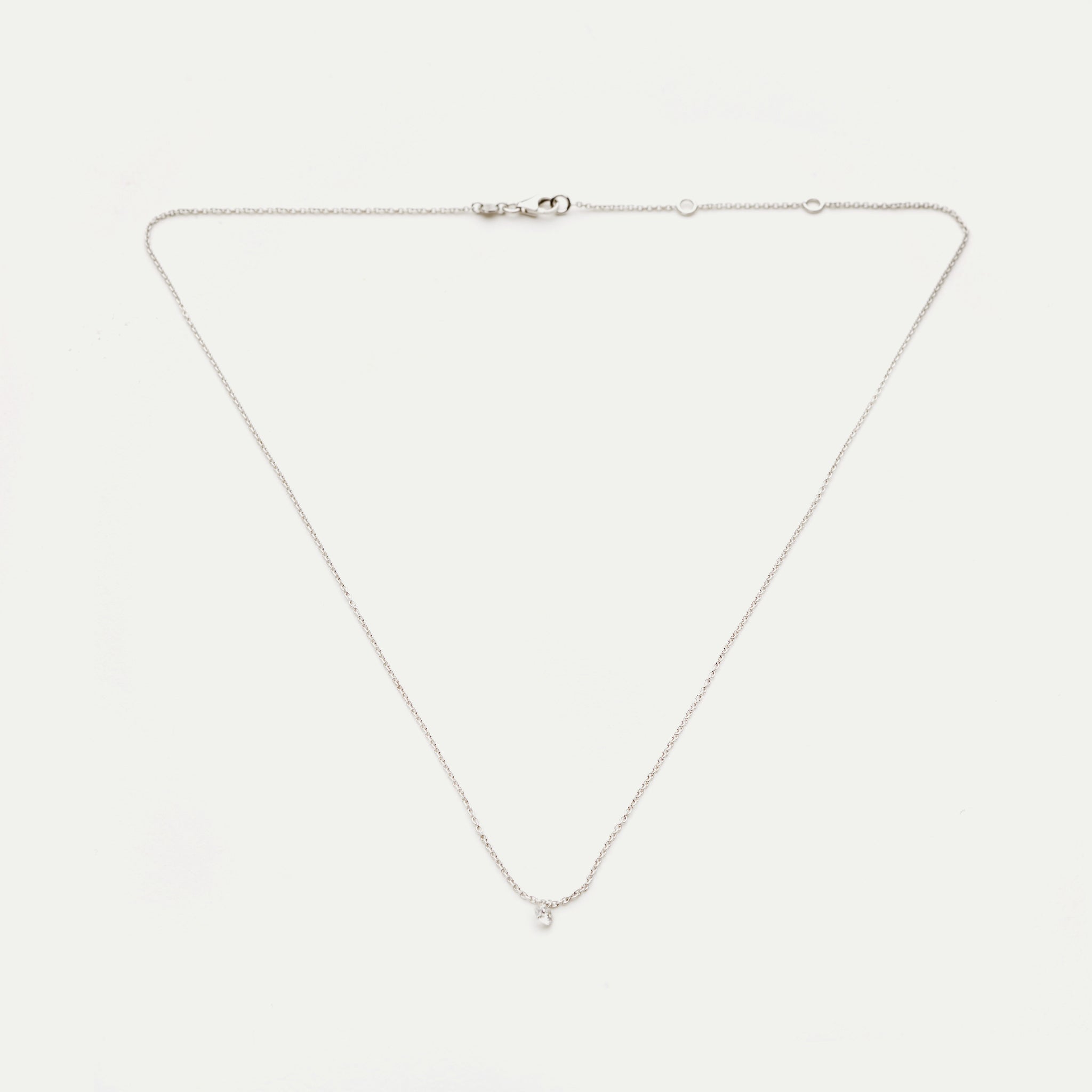 WE BY WHITE BIRD, Fancy Poire Diamond Necklace