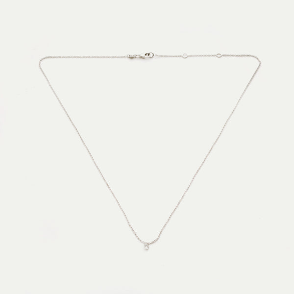WE BY WHITE BIRD, Fancy Poire Diamond Necklace