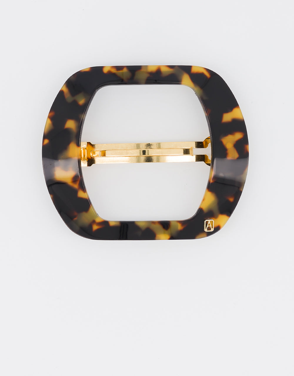 ALEXANDRE DE PARIS Palais Royal Hollow Acetate Barrette
