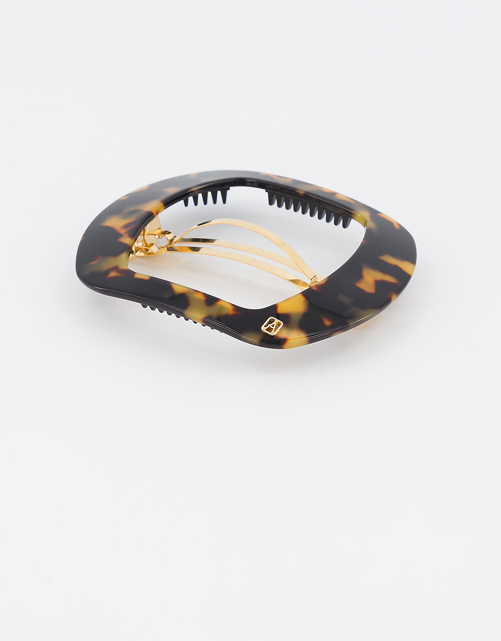 ALEXANDRE DE PARIS Palais Royal Hollow Acetate Barrette