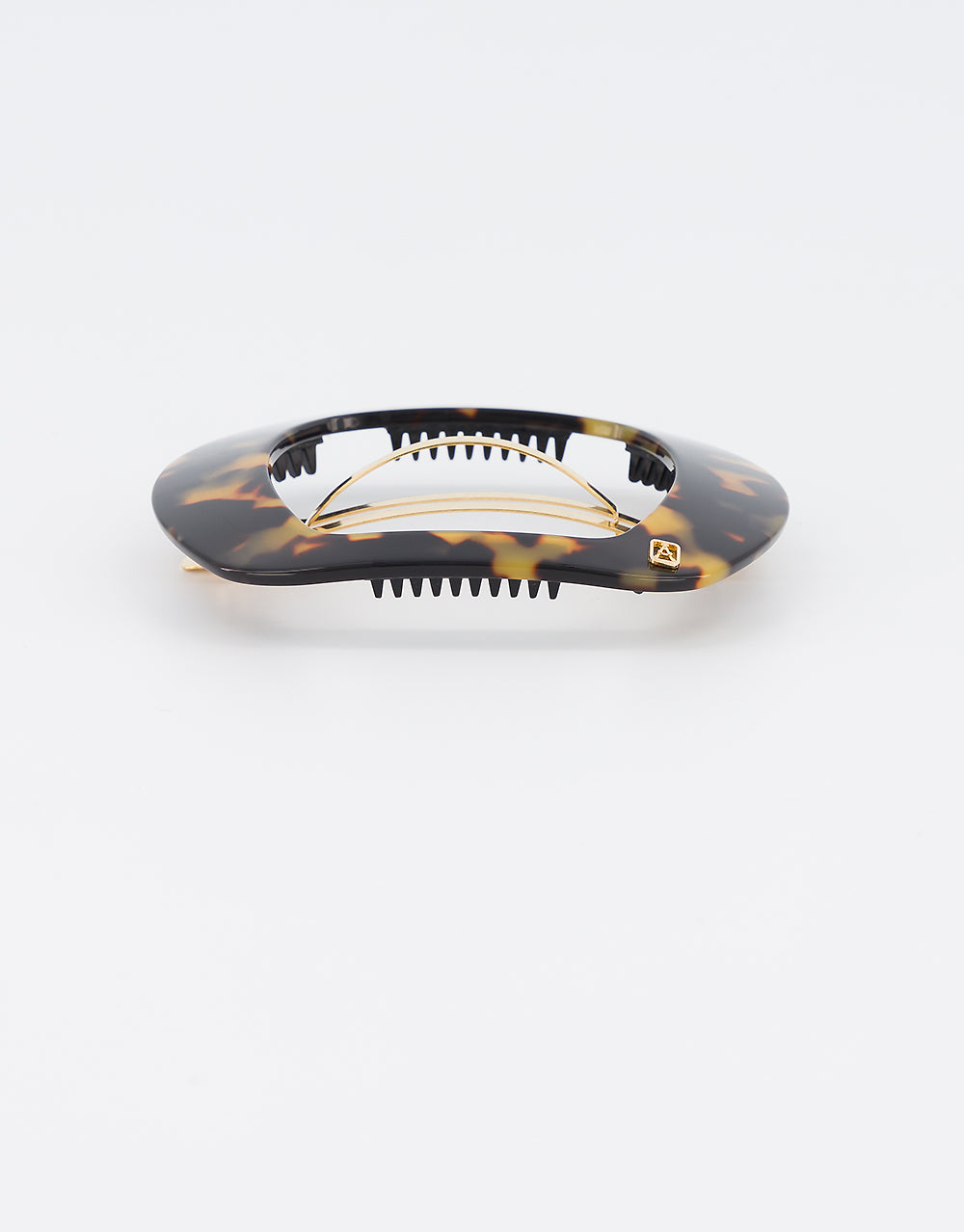 ALEXANDRE DE PARIS Palais Royal Hollow Acetate Barrette