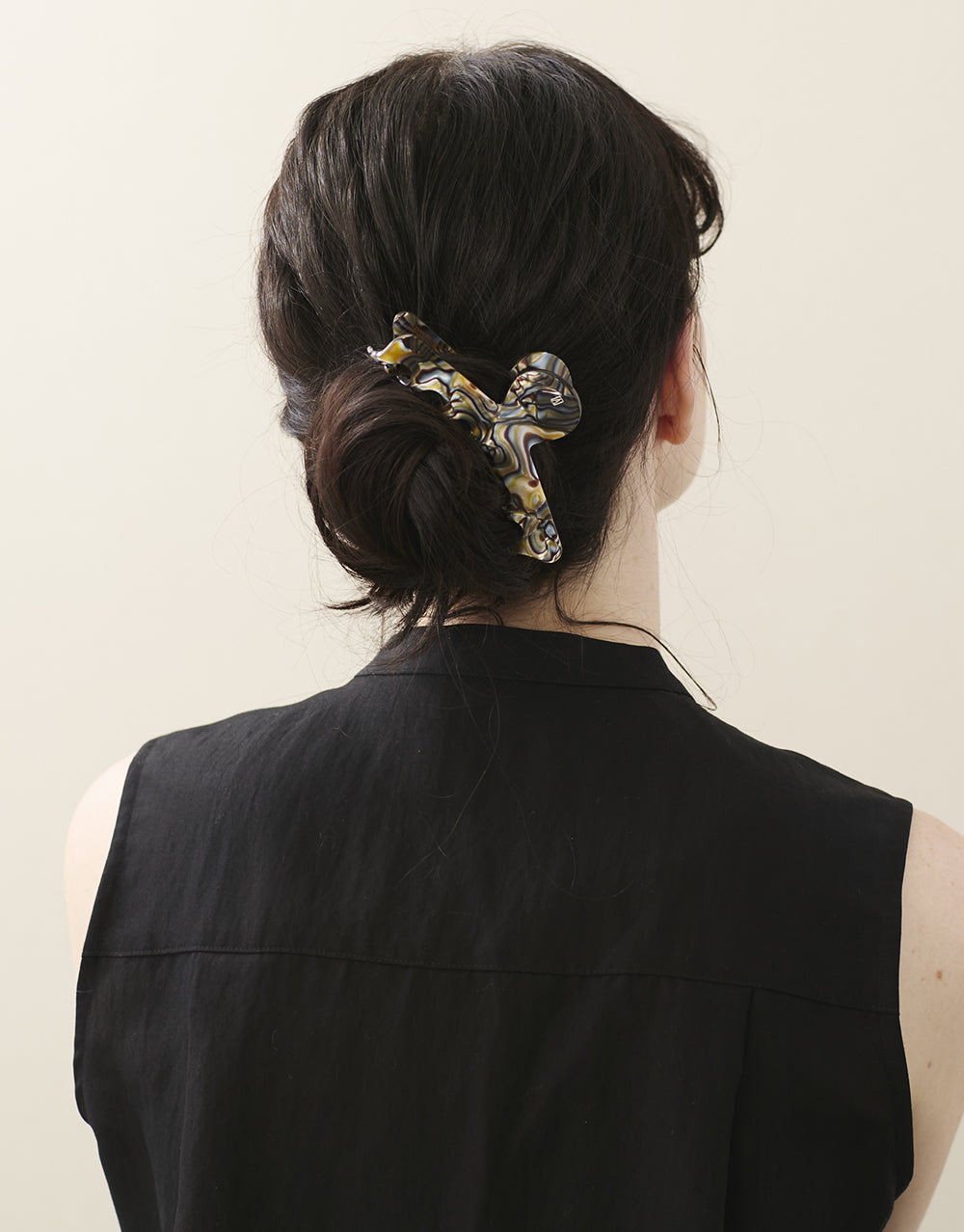 ALEXANDRE DE PARIS Raspail Large Acetate Hair Claw Clip