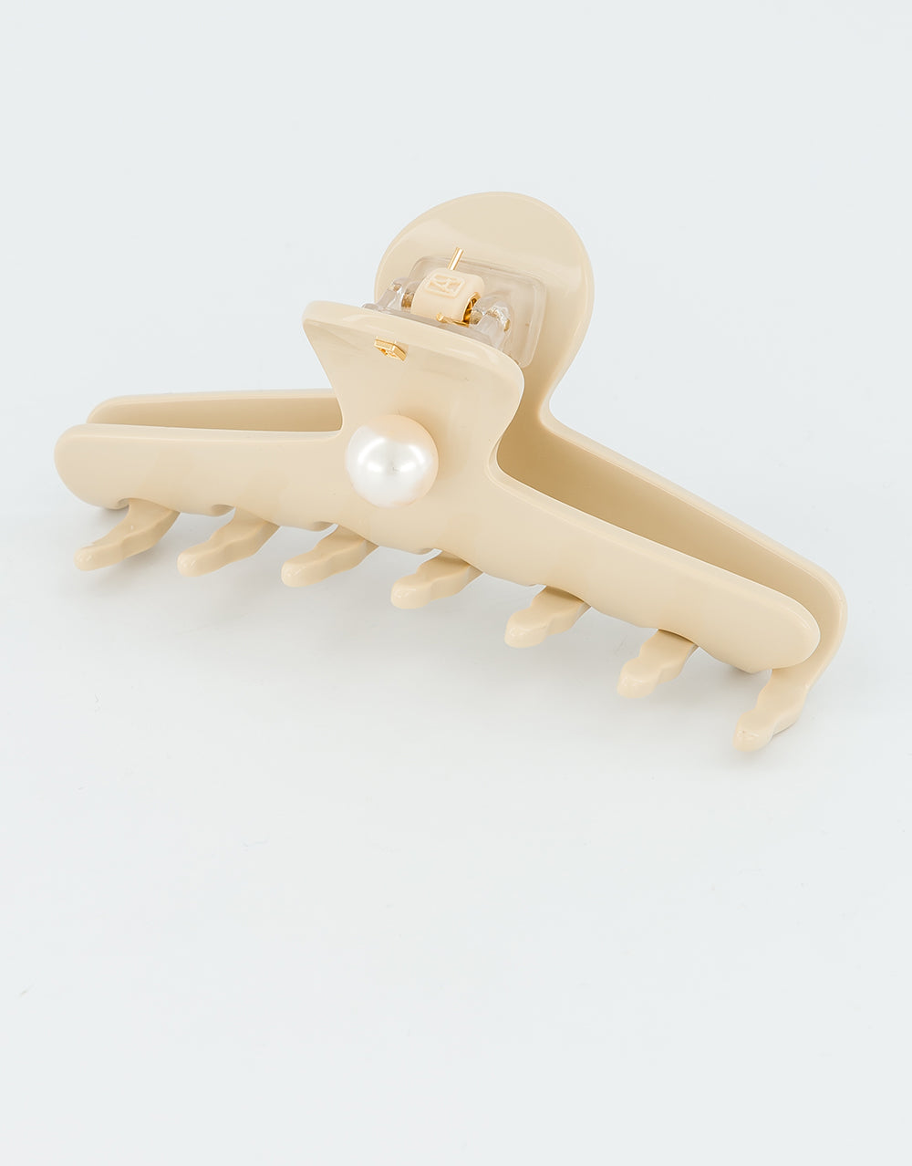 ALEXANDRE DE PARIS Blanche Large Pearl and Acetate Hair Clip