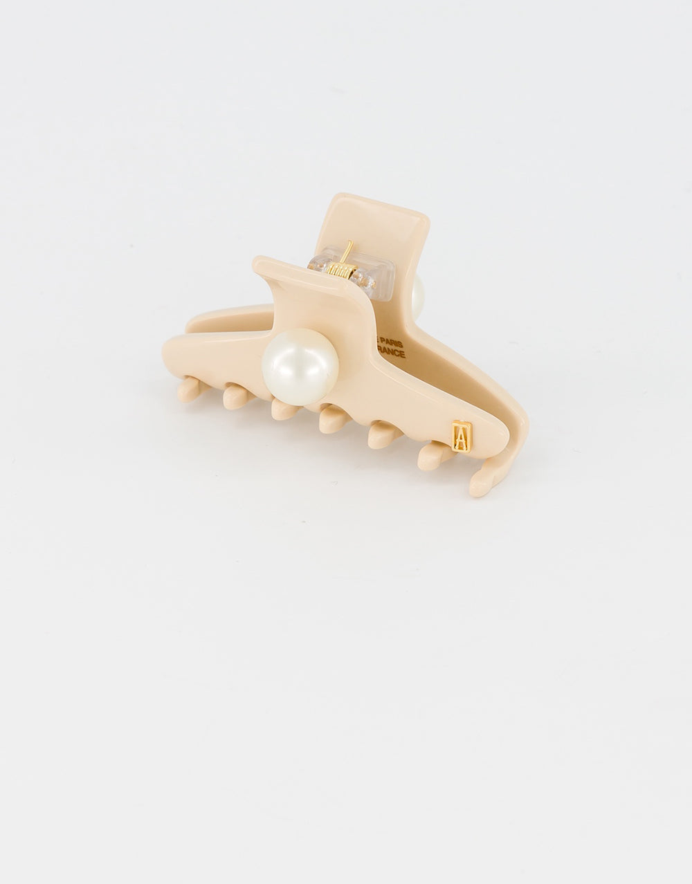 ALEXANDRE DE PARIS Chateau Rouge Small Pearl Hair Clip