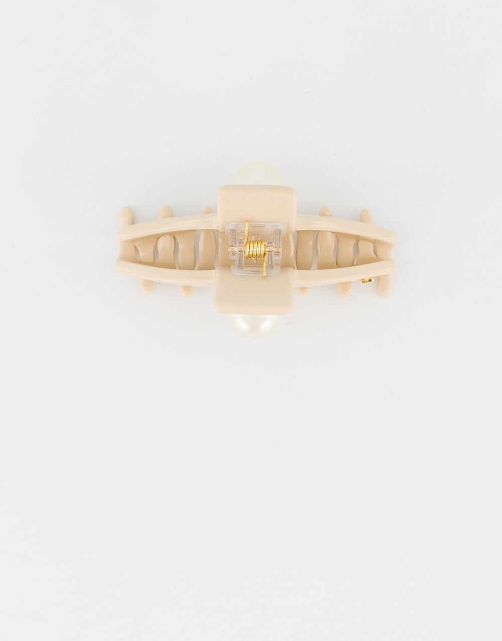 ALEXANDRE DE PARIS Chateau Rouge Small Pearl Hair Clip