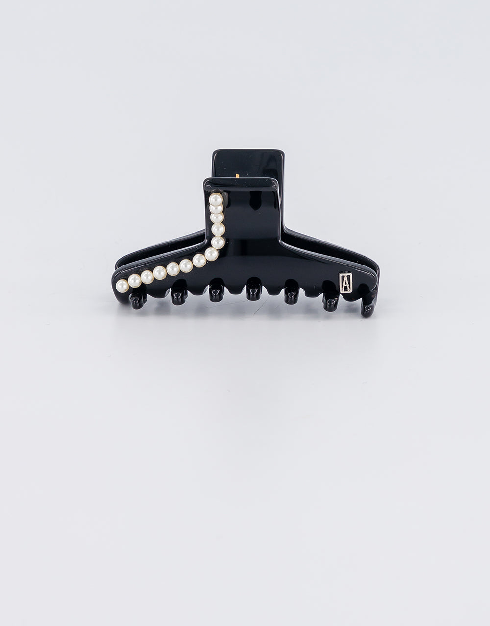 ALEXANDRE DE PARIS Pyramides Pearls Acetate Small Hair Clip