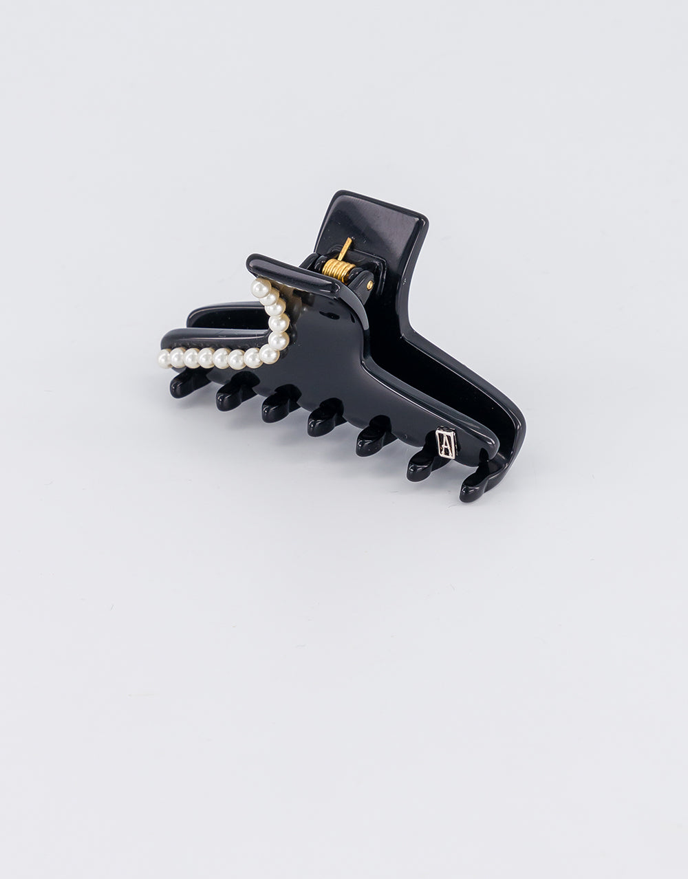 ALEXANDRE DE PARIS Pyramides Pearls Acetate Small Hair Clip