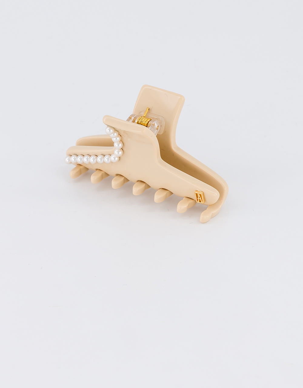 ALEXANDRE DE PARIS Pyramides Pearls Acetate Small Hair Clip