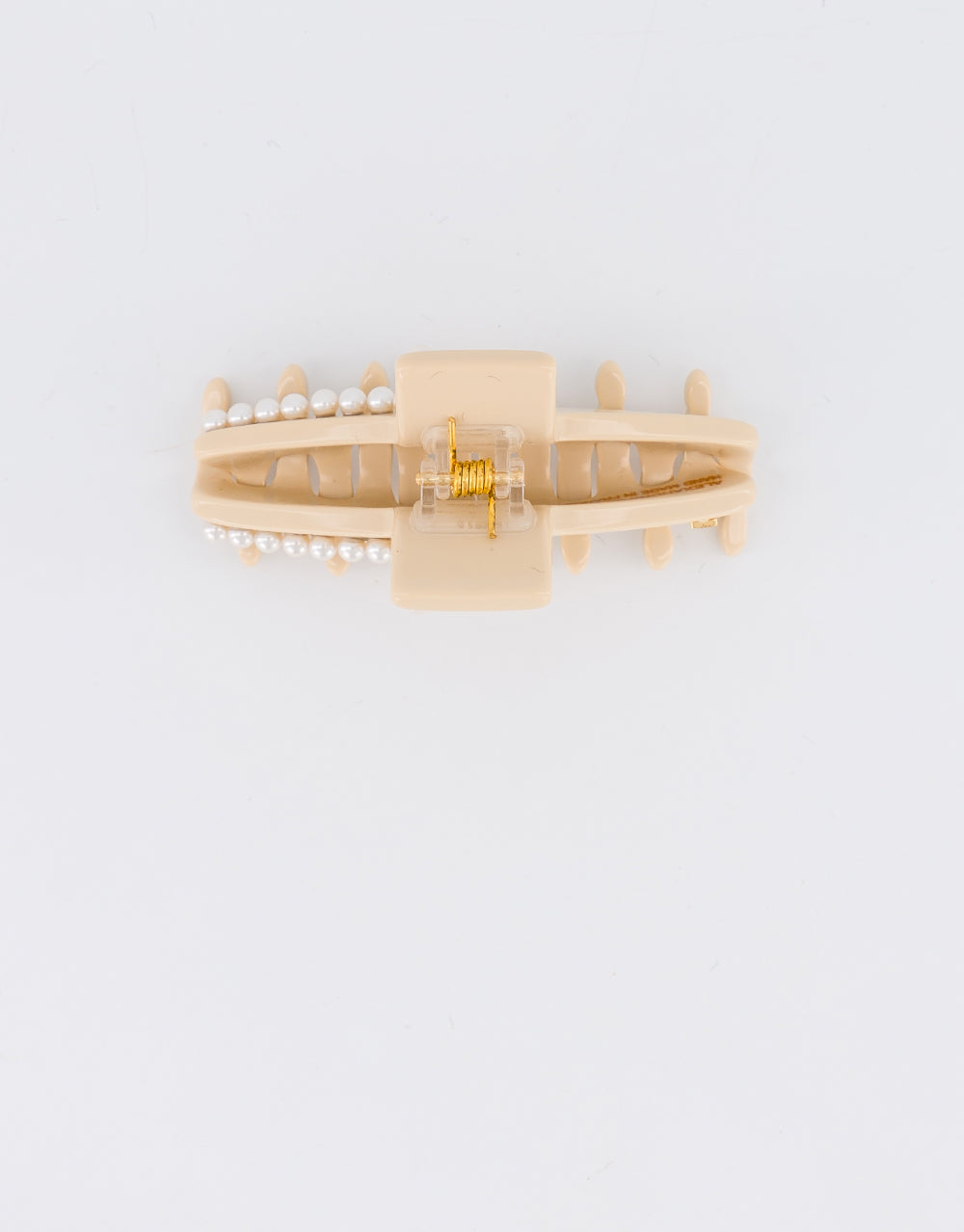 ALEXANDRE DE PARIS Pyramides Pearls Acetate Small Hair Clip