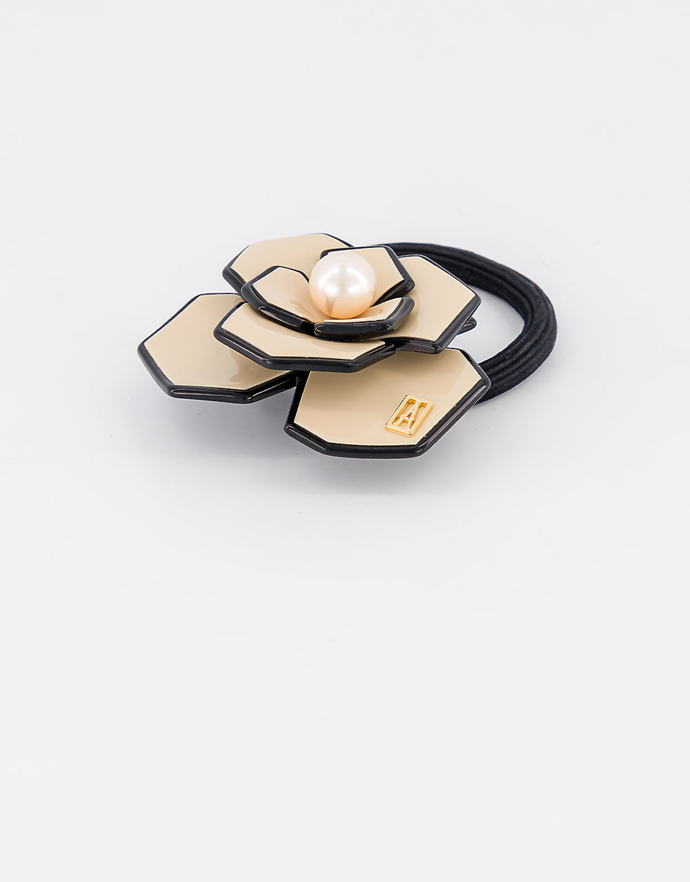 ALEXANDRE DE PARIS Admirable Camelia Hair Tie