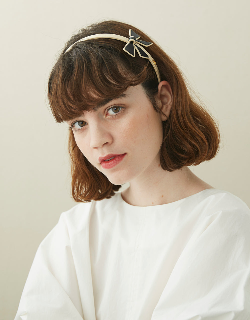 ALEXANDRE DE PARIS Affinite Bow Acetate Headband