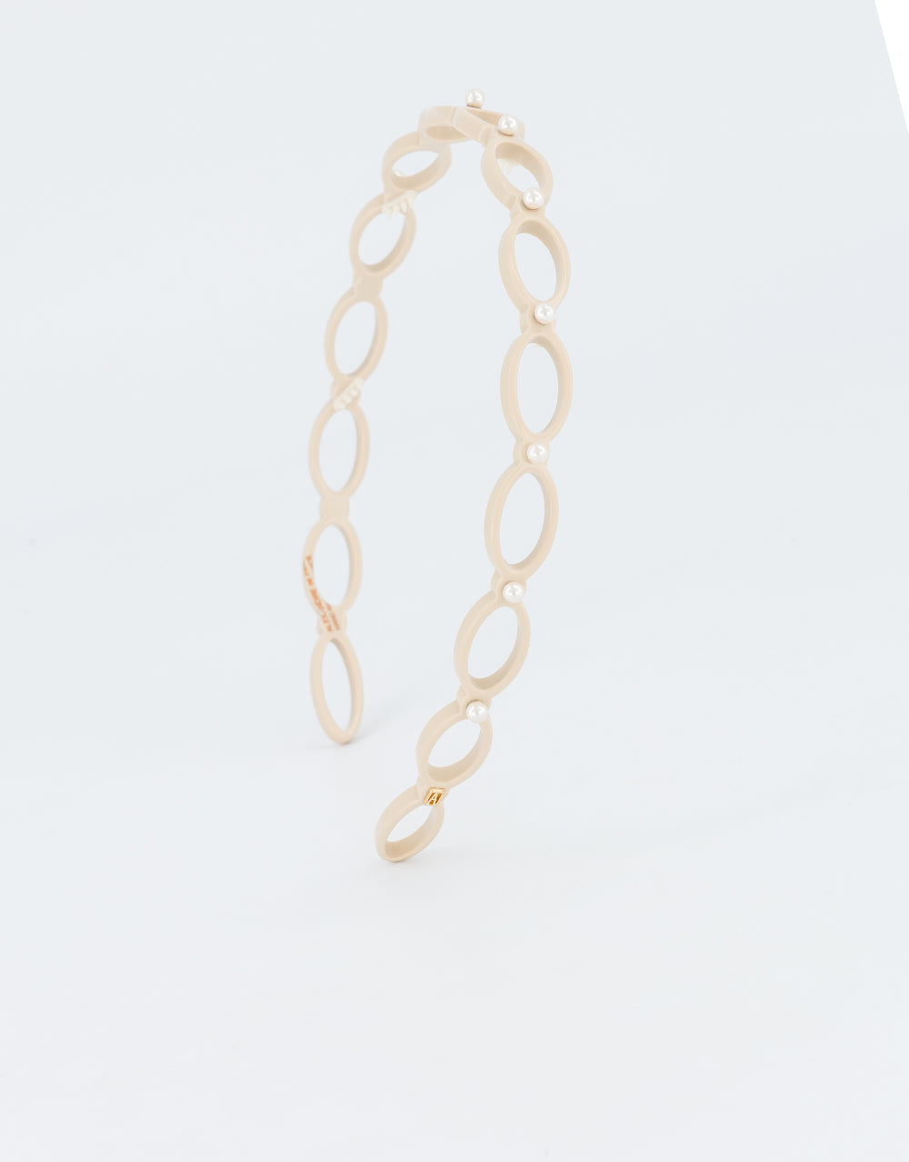 ALEXANDRE DE PARIS Cambronne Cutout Ultracomfort Acetate And Pearls Headband