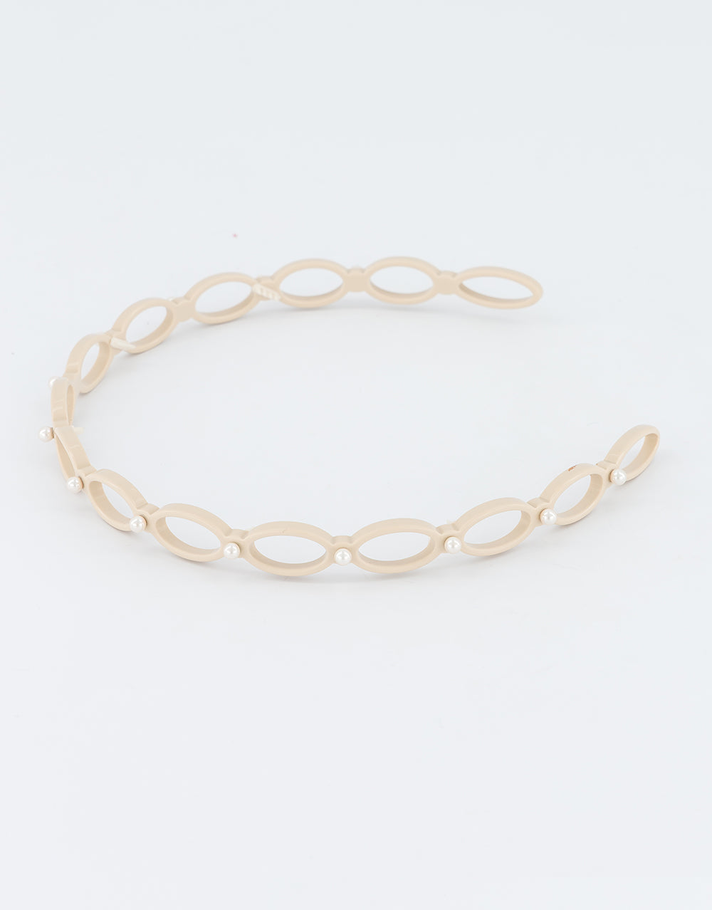 ALEXANDRE DE PARIS Cambronne Cutout Ultracomfort Acetate And Pearls Headband
