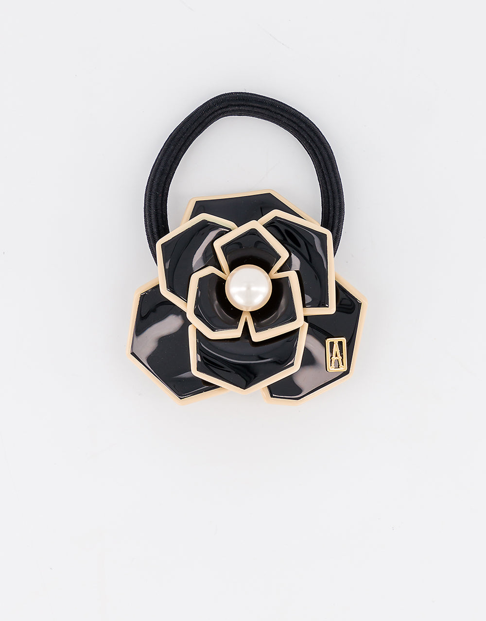 ALEXANDRE DE PARIS Admirable Camelia Hair Tie
