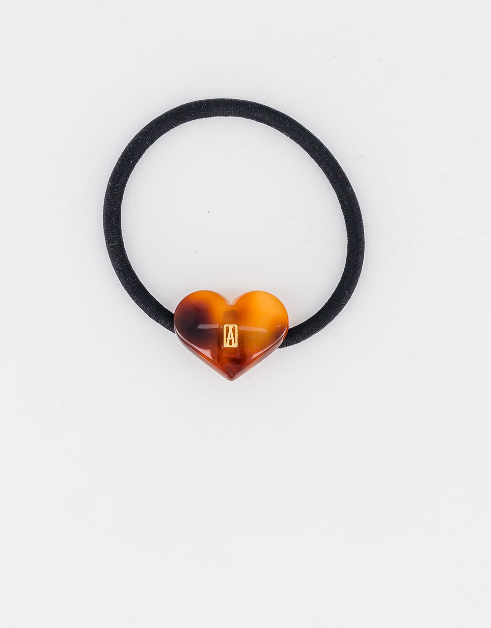 ALEXANDRE DE PARIS Pantin Heart Acetate Hair Tie