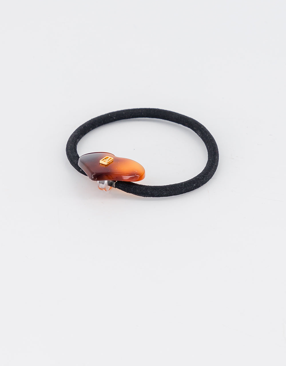 ALEXANDRE DE PARIS Pantin Heart Acetate Hair Tie