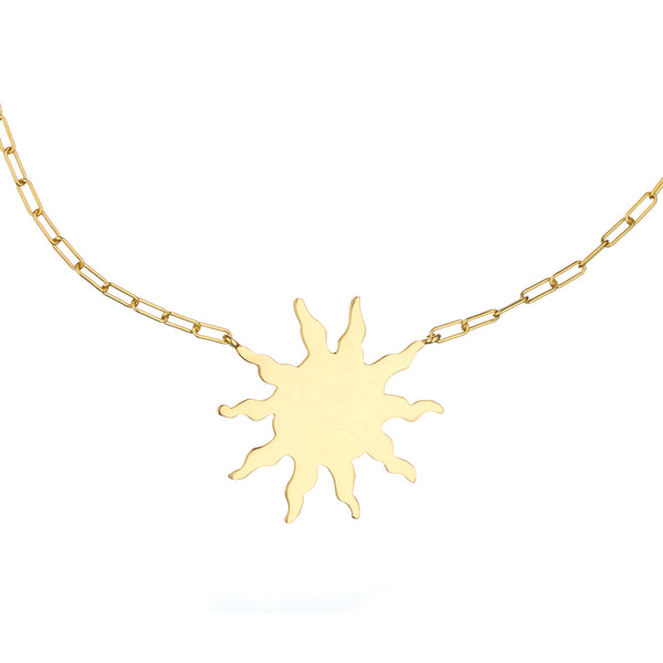 GAZZA LADRA Big Sun Necklace