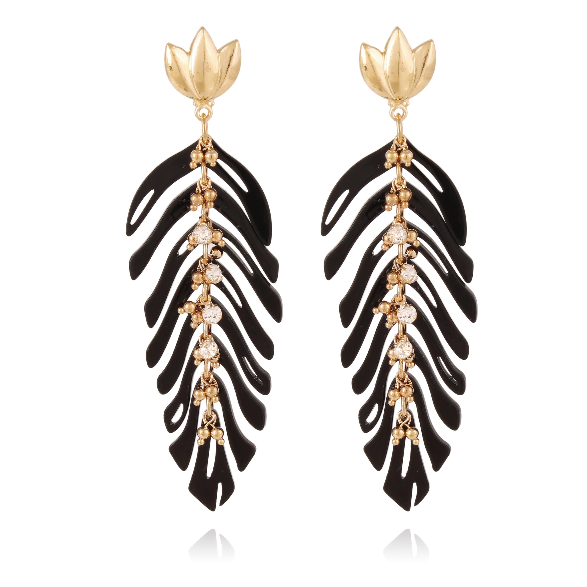 Cavallo Earrings in Black Cavallo Earrings in Black