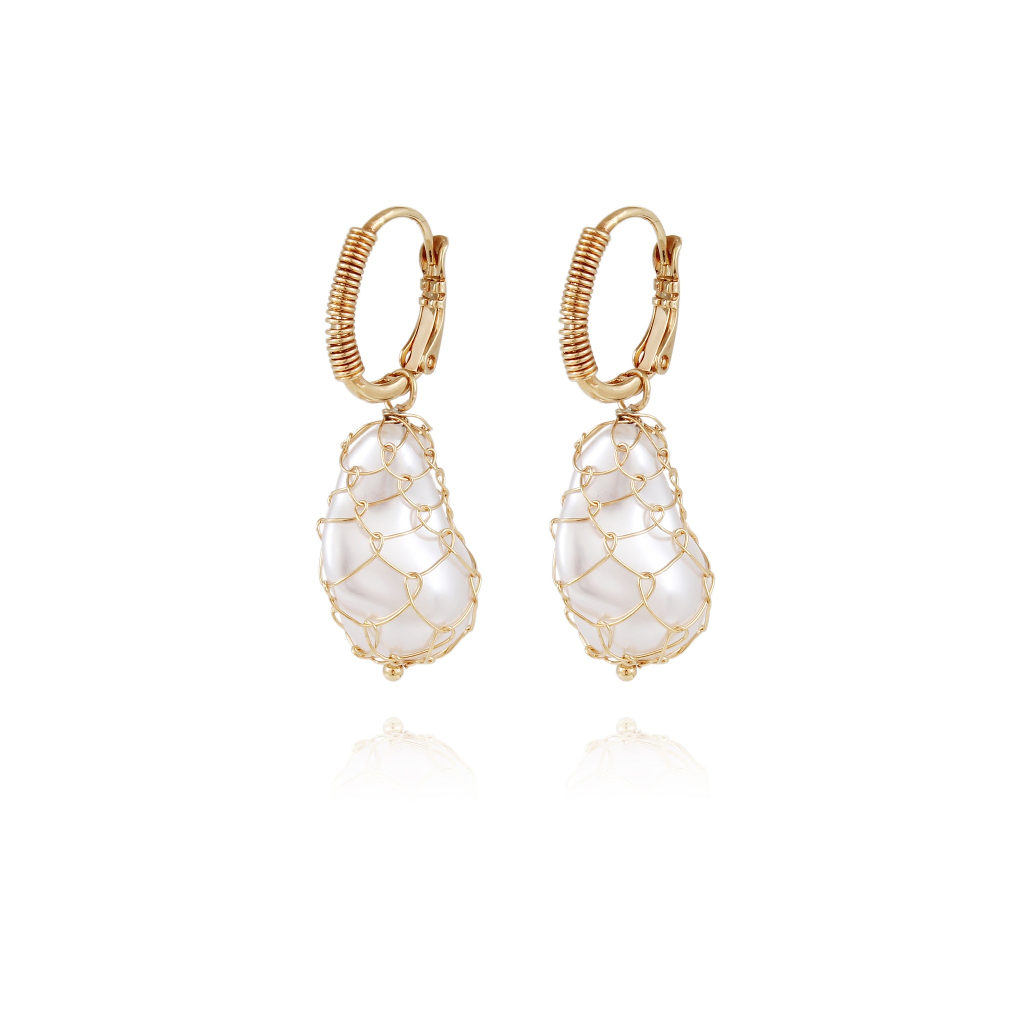 GAS BIJOUX Tao Biwa earrings