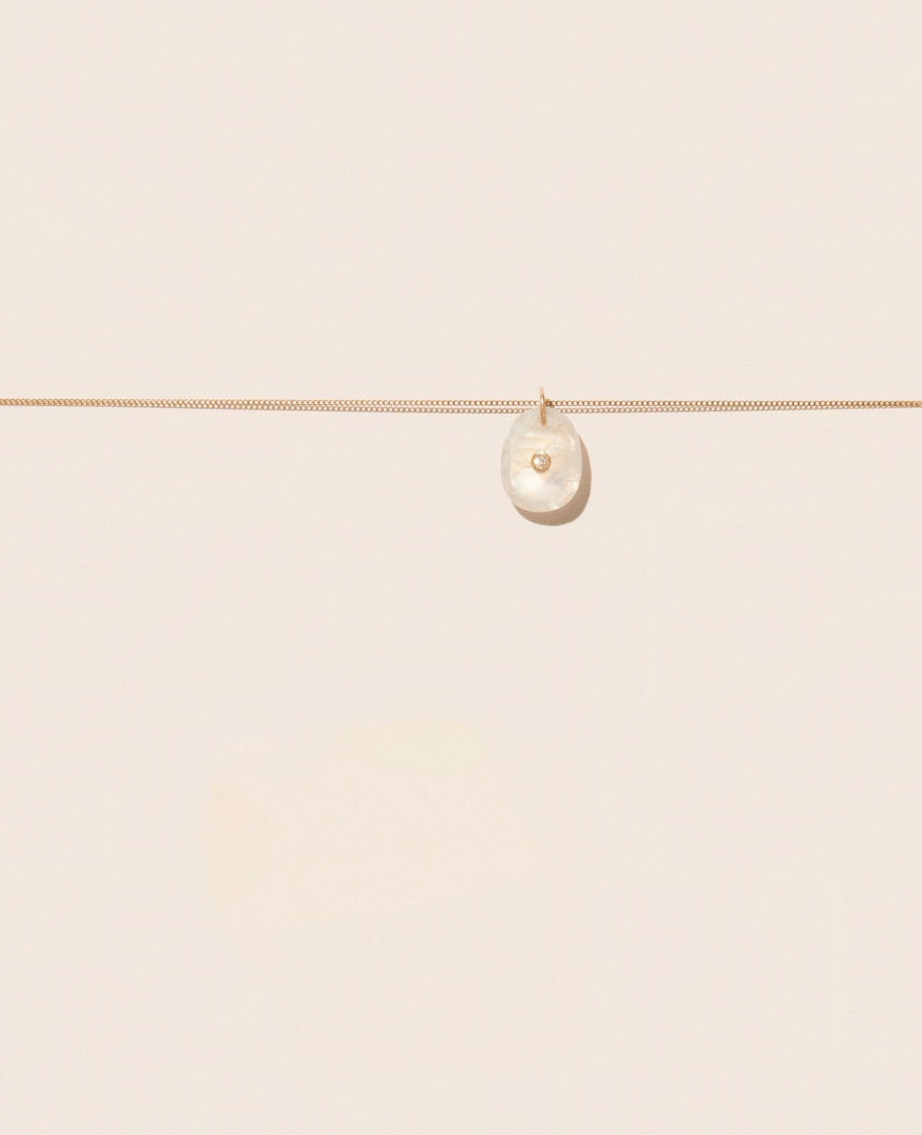 PASCALE MONVOISIN Orso Moonstone and Diamond Necklace