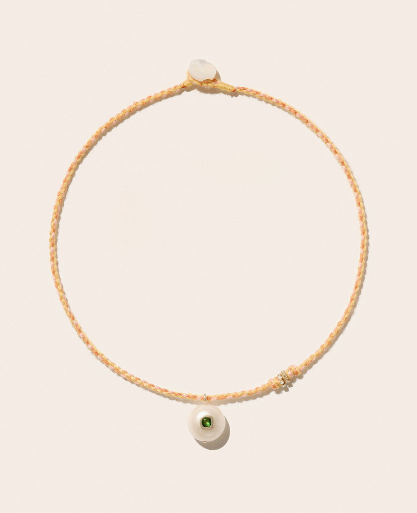 PASCALE MONVOISIN Necklace EDDIE Diopside stone