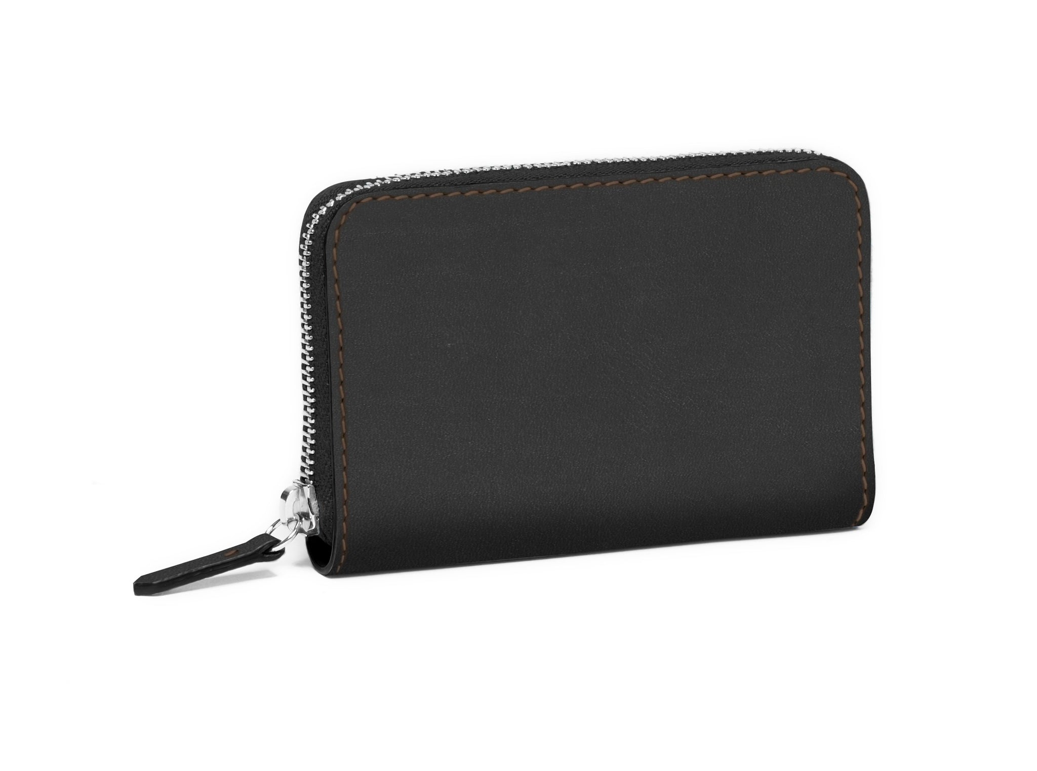 GUIBERT Zipped purse 4 cards in Bar nia leather