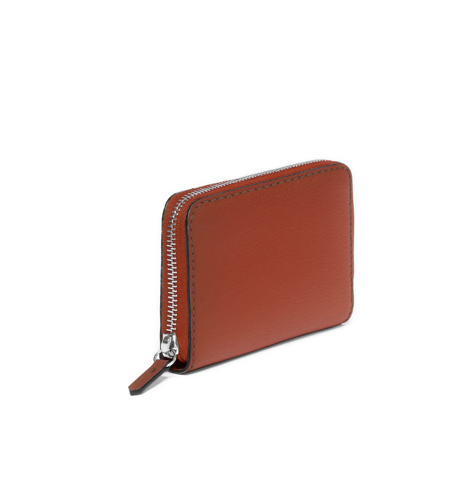 GUIBERT Zipped purse 4 cards in Pessoa leather