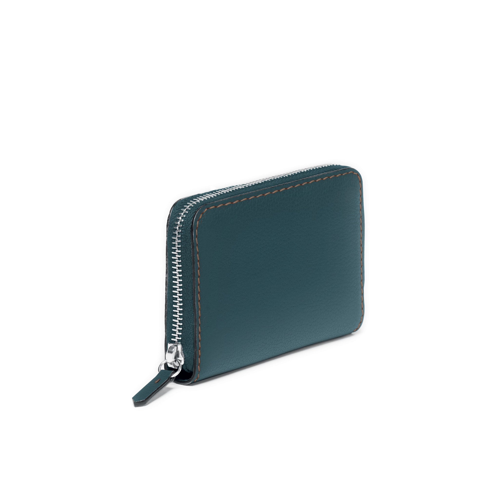 GUIBERT Zipped purse 4 cards in Pessoa leather