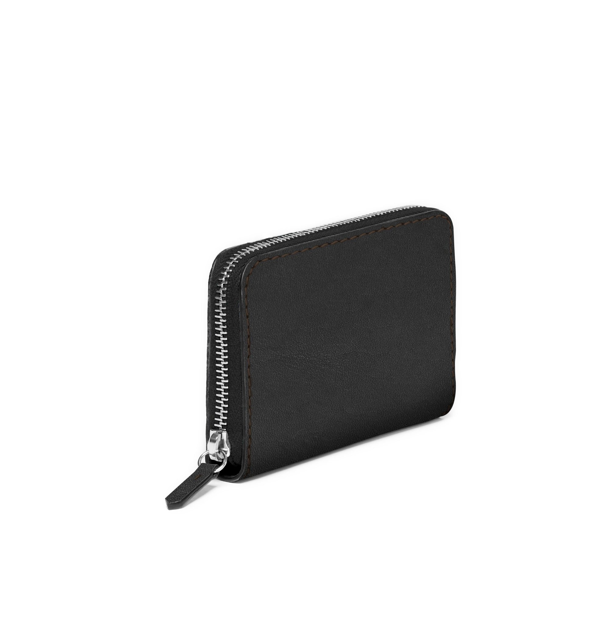GUIBERT Zipped purse 4 cards in Barénia leather