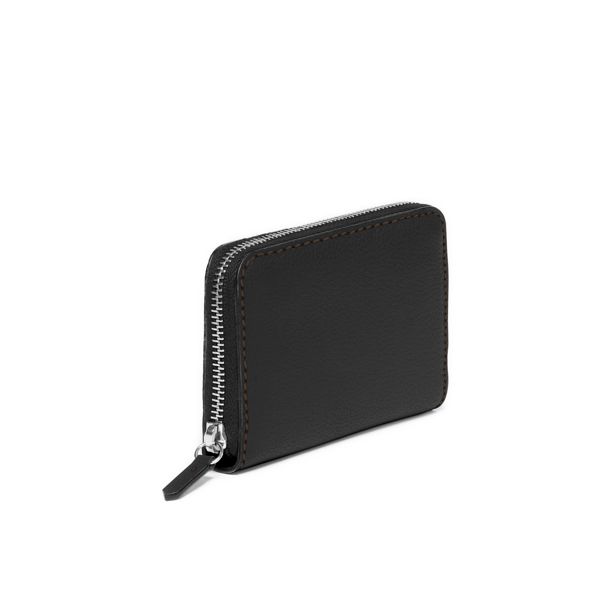 GUIBERT Zipped purse 4 cards in Pessoa leather