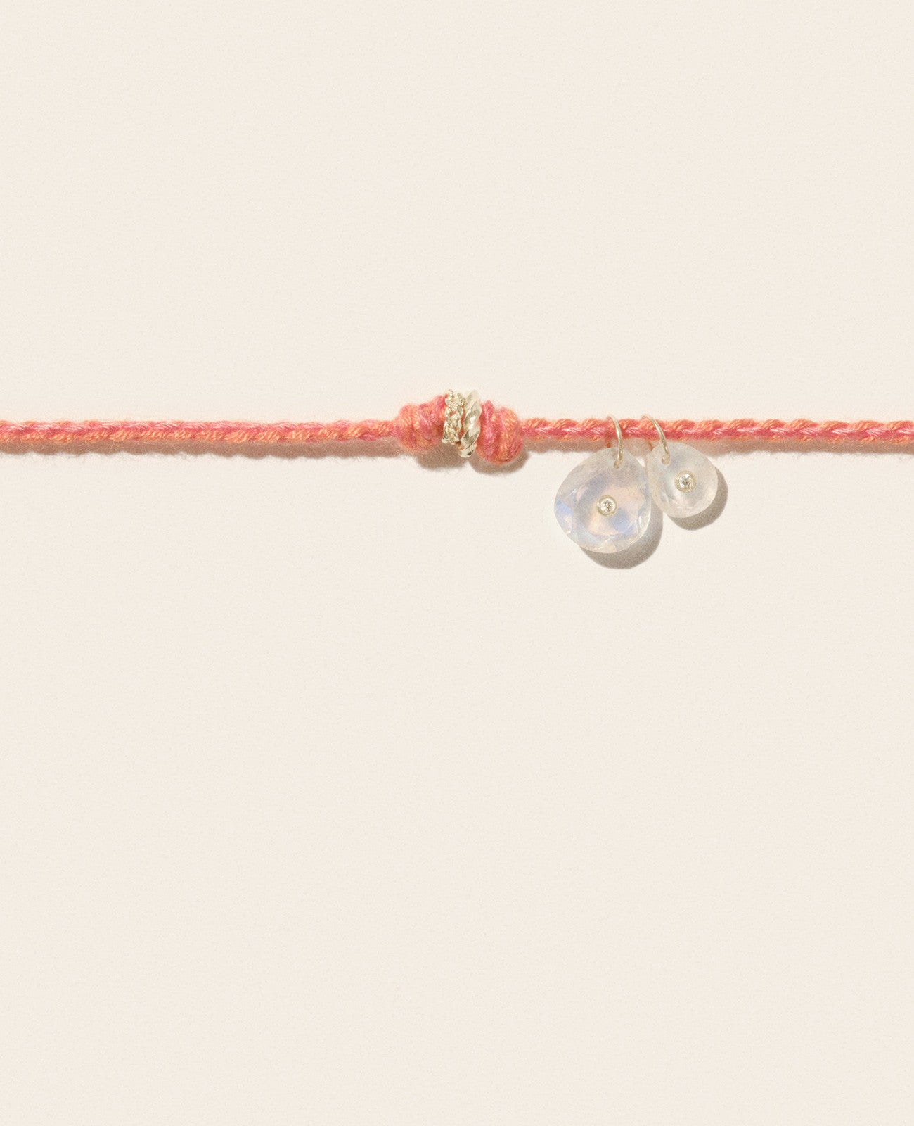 PASCALE MONVOISIN Holi Moonstone and Diamond Necklace