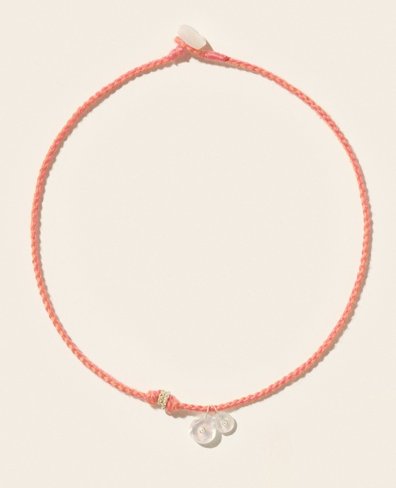 PASCALE MONVOISIN Holi Moonstone and Diamond Necklace