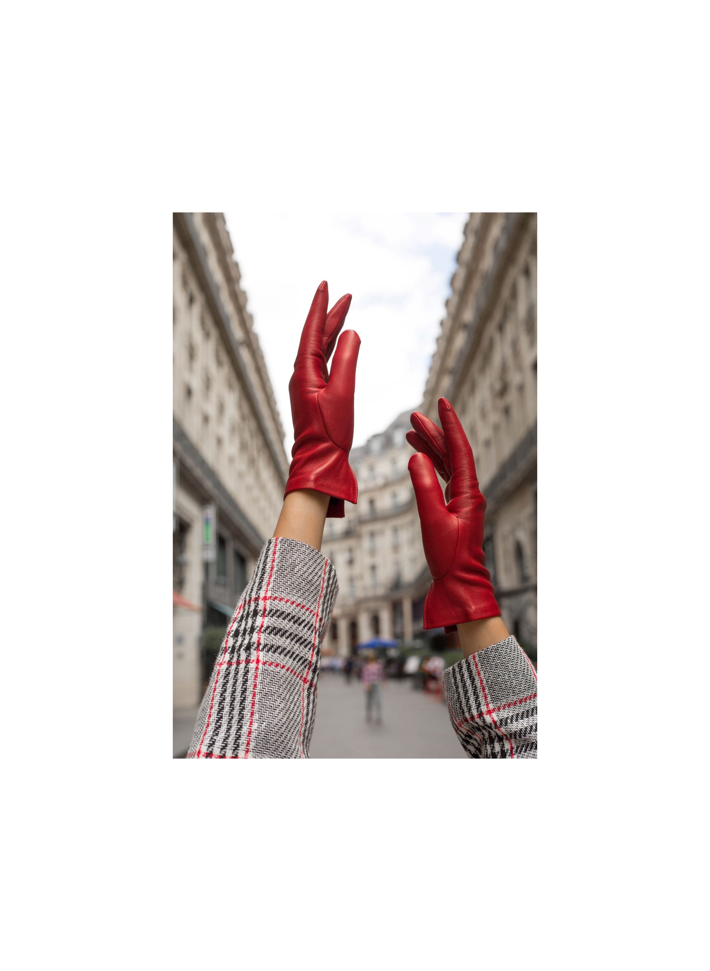 AGNELLE Kate Leather Gloves
