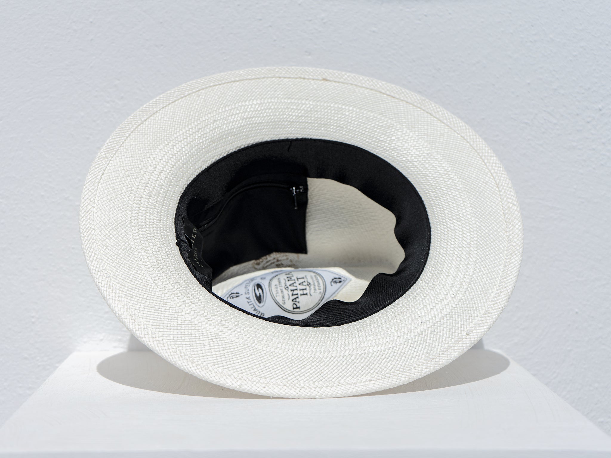 LASTELIER blue Panama straw hat