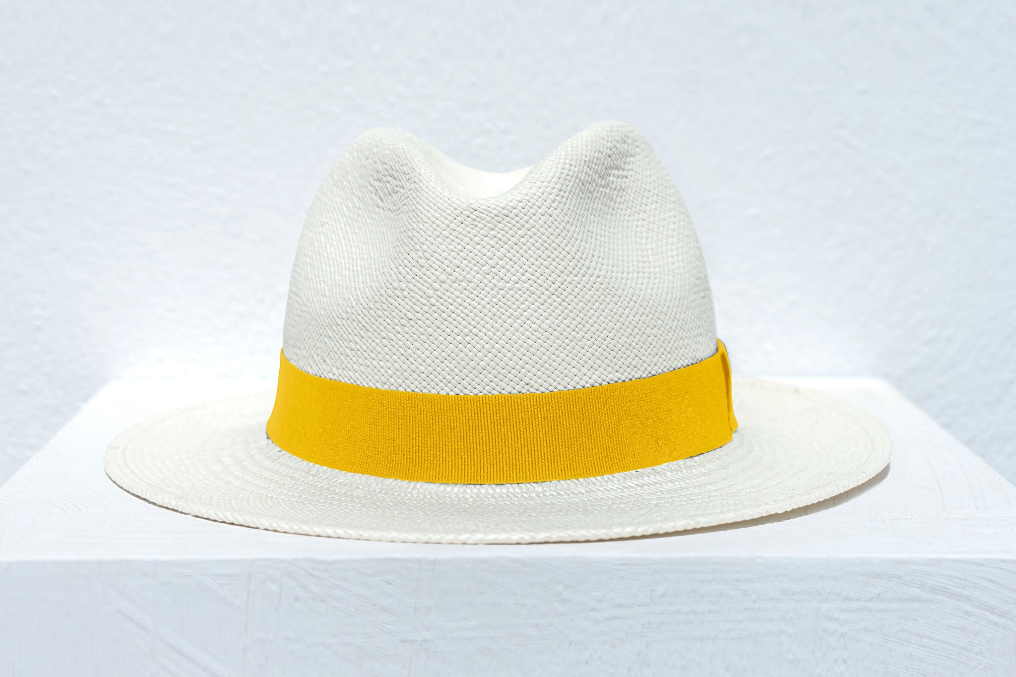 LASTELIER Panama yellow straw hat
