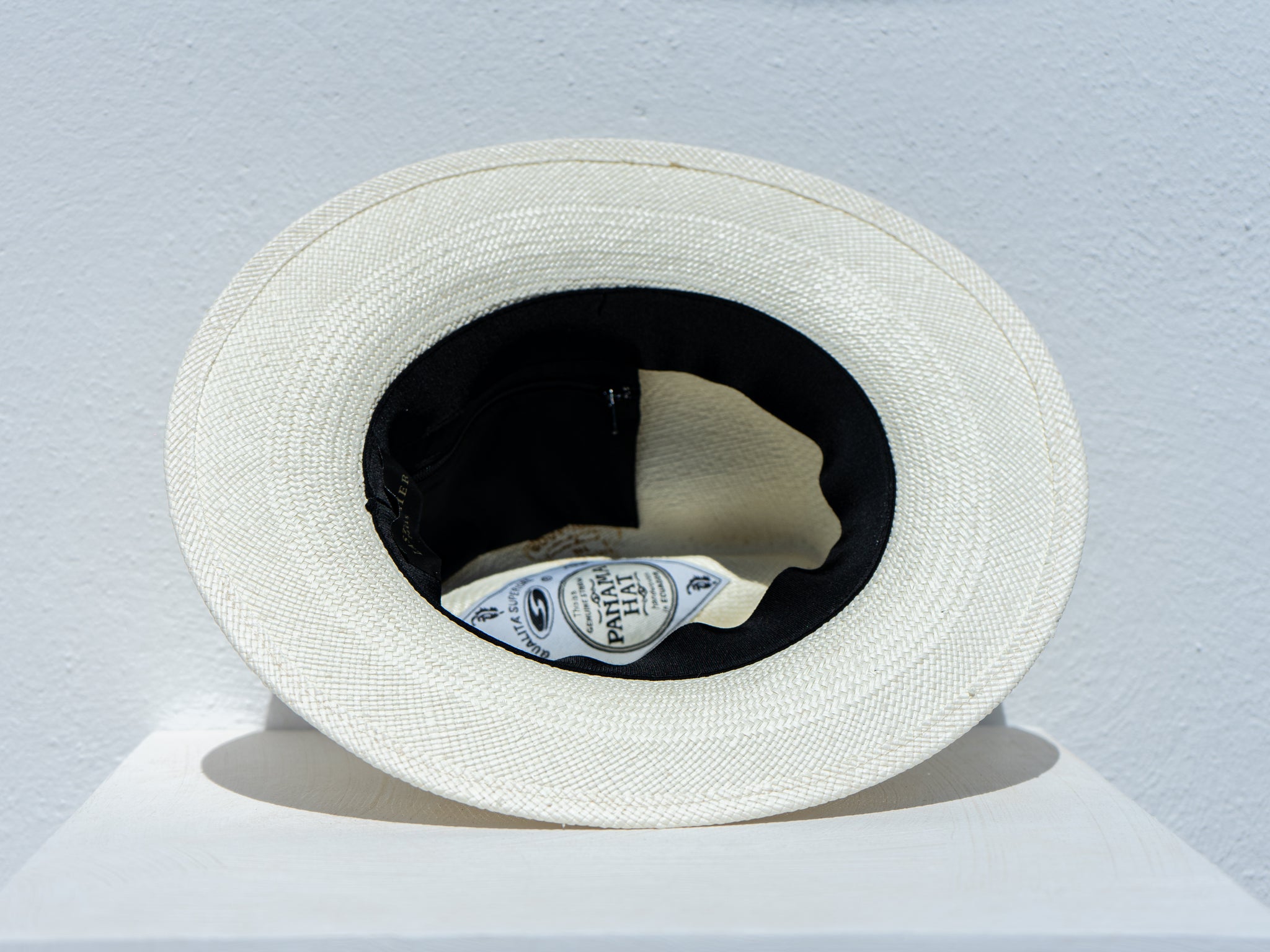 Lastelier Panama pink straw hat