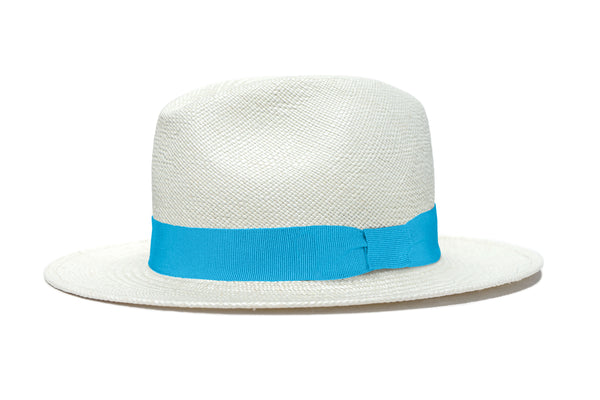 LASTELIER Panama turquoise straw hat