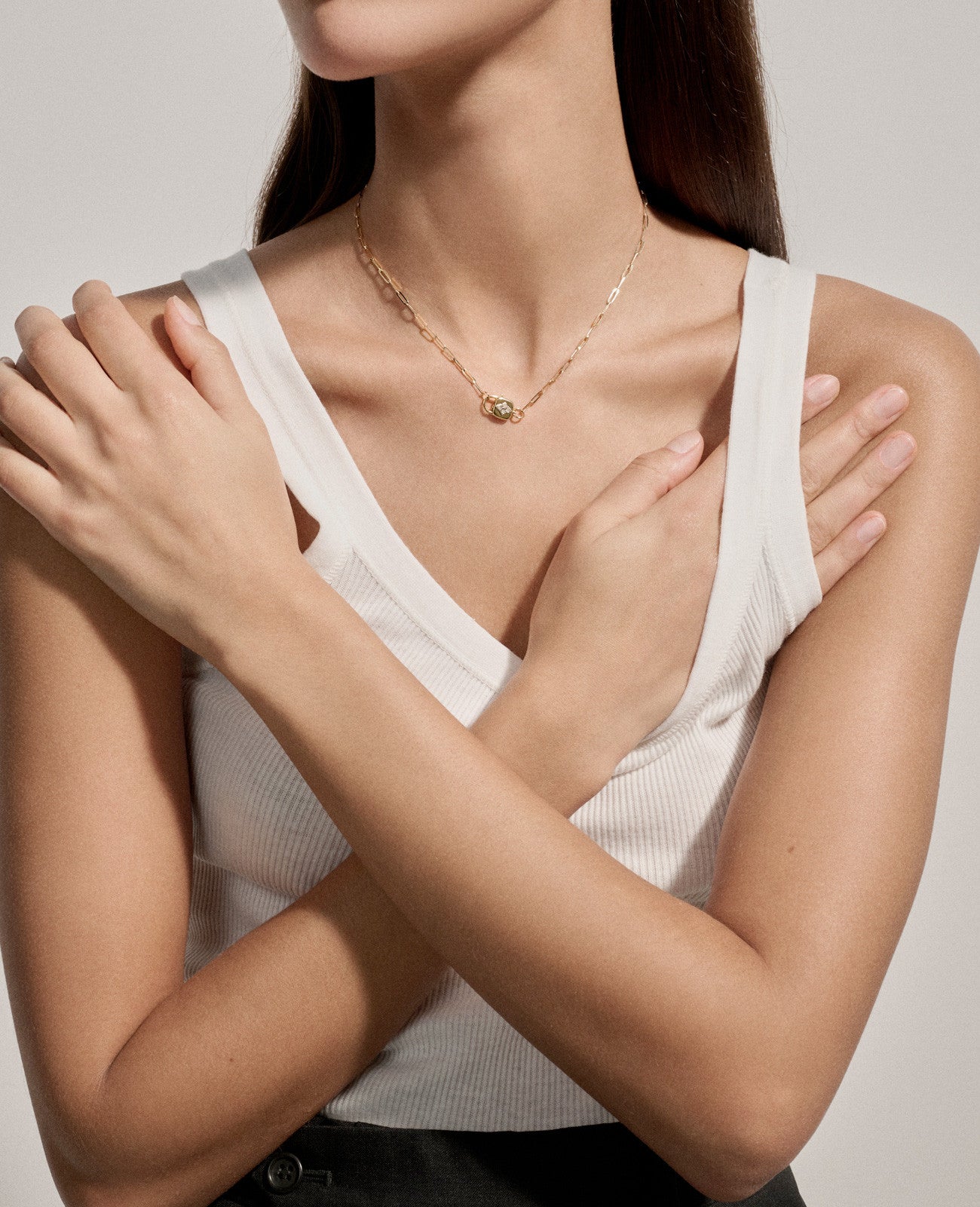 PASCALE MONVOISIN Louise Gold Short Necklace