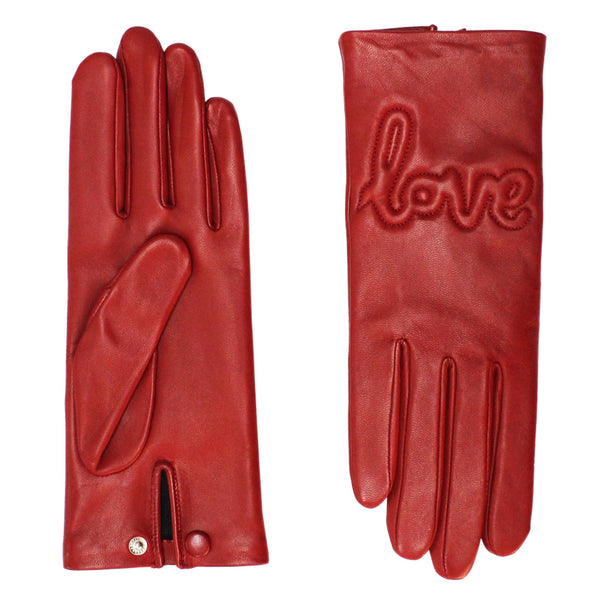 AGNELLE "Love" Lambskin Gloves