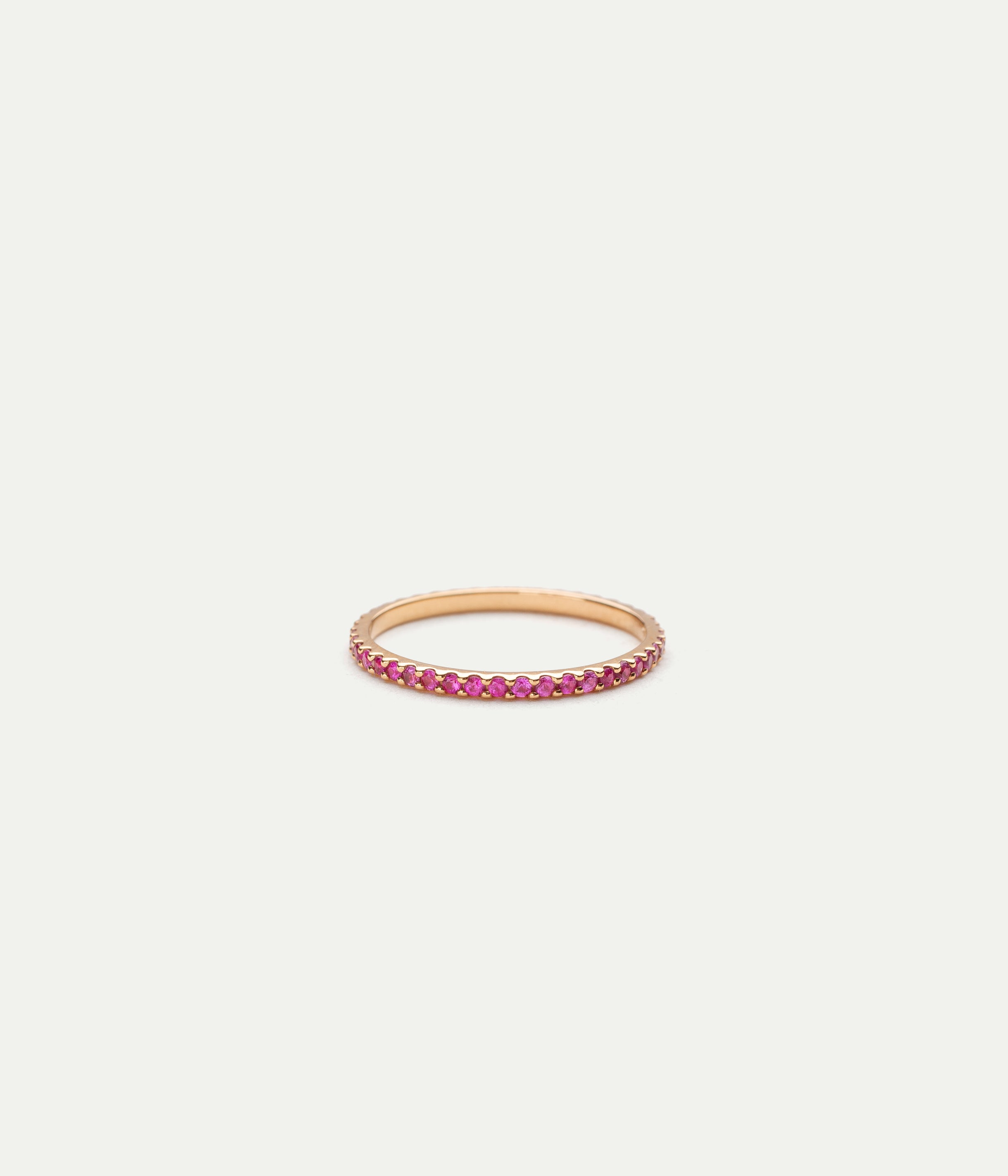 WE BY WHITE BIRD, Solange Pink Sapphires Ring