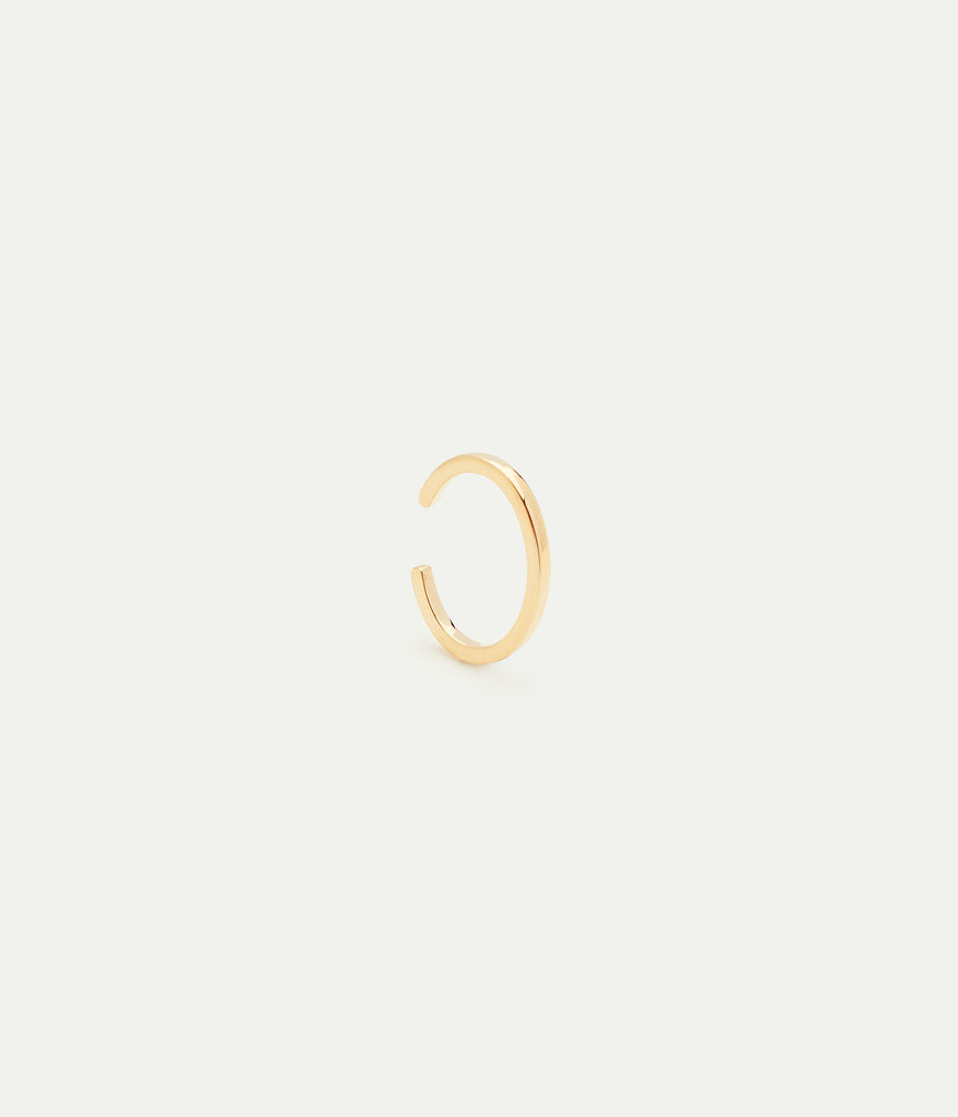 WE BY WHITE BIRD, Suzanne Yellow Gold Earcuff