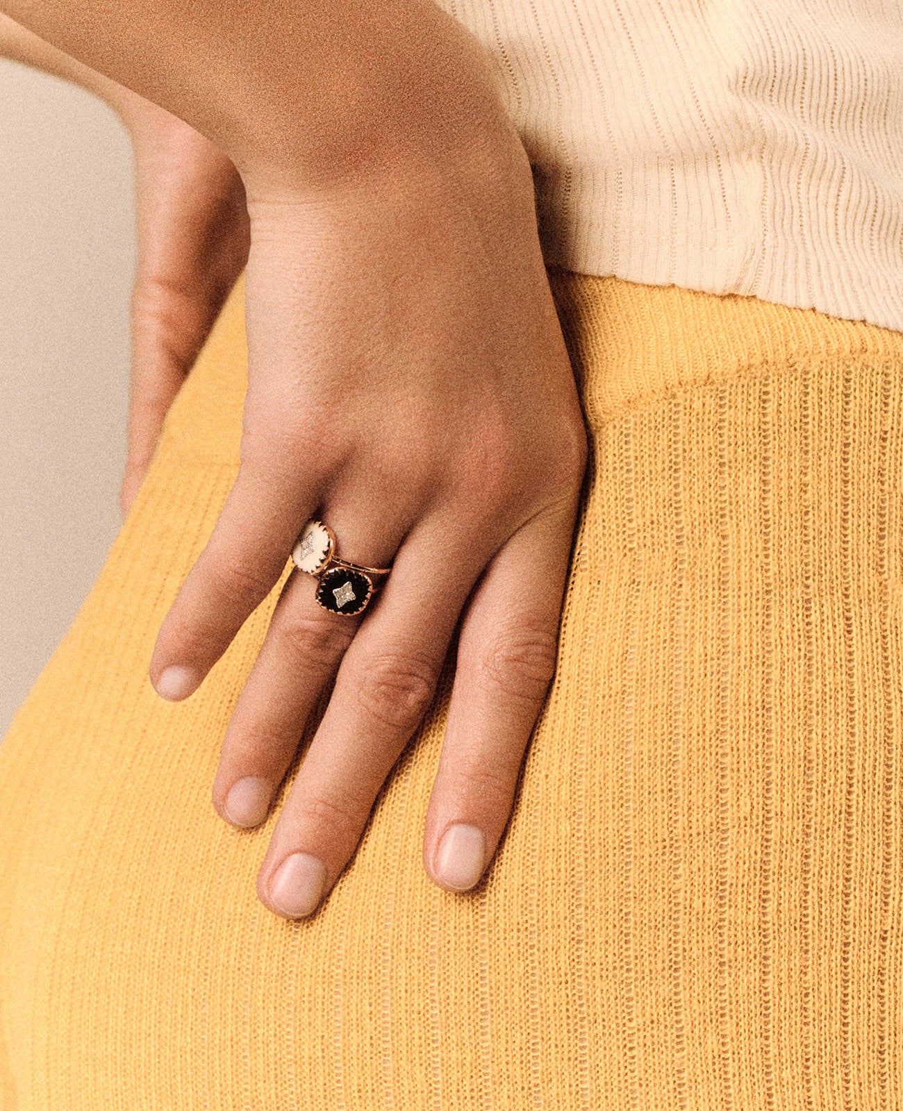 PASCALE MONVOISIN Pierrot Sunray Rose Gold Ring