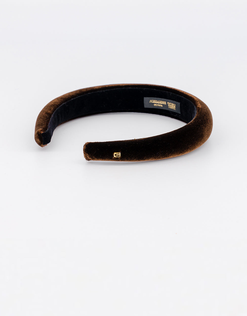 ALEXANDRE DE PARIS Prunille Padded Velvet Headband
