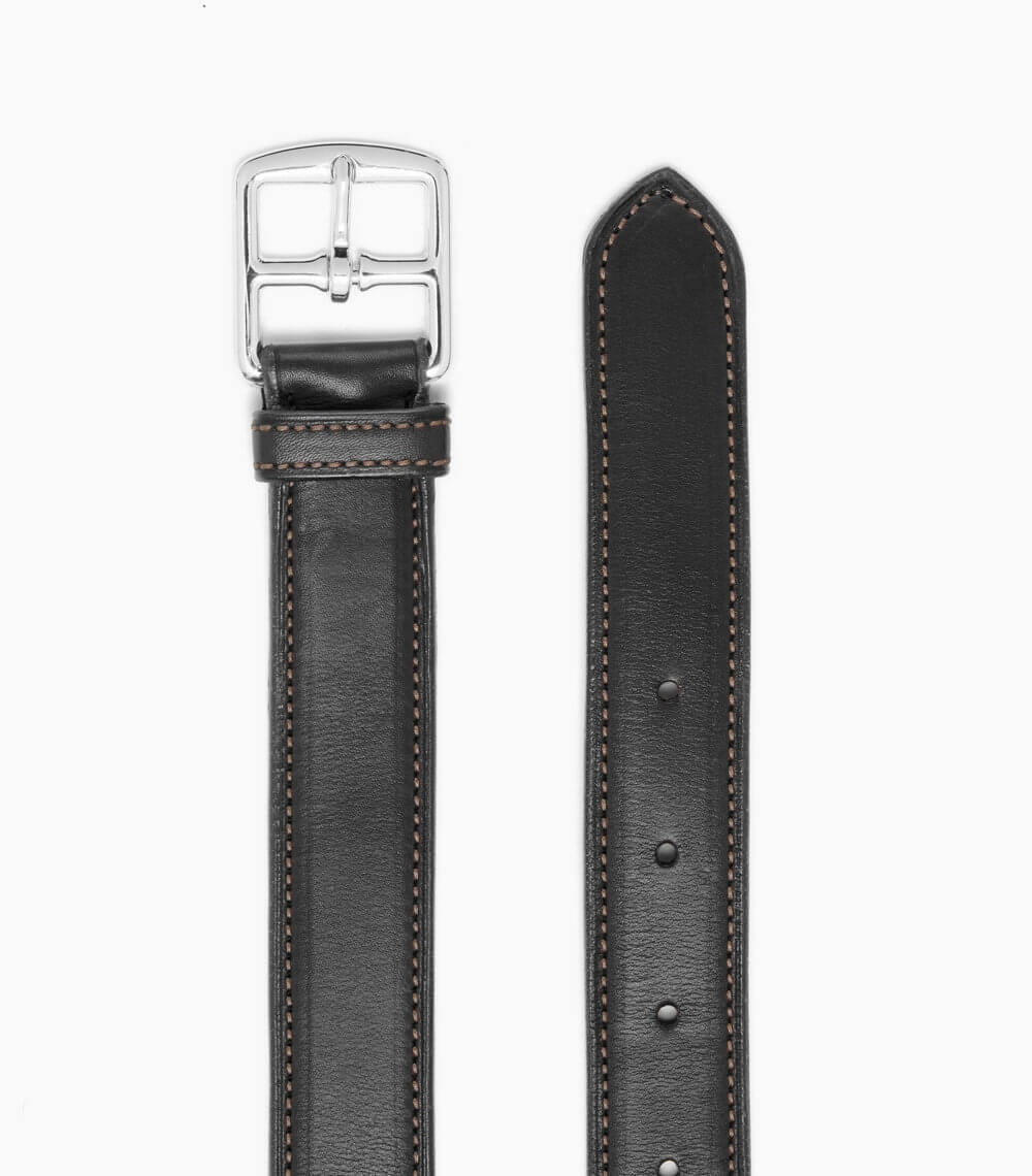 GUIBERT Etrivière Belt Barenia 30 mm Black color